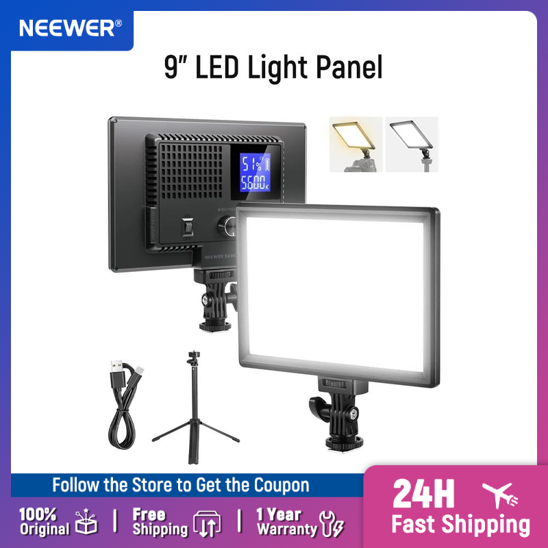 Photography Lighting Kit Neewer - Pannello LED NEEWER Basics 9 pollici,