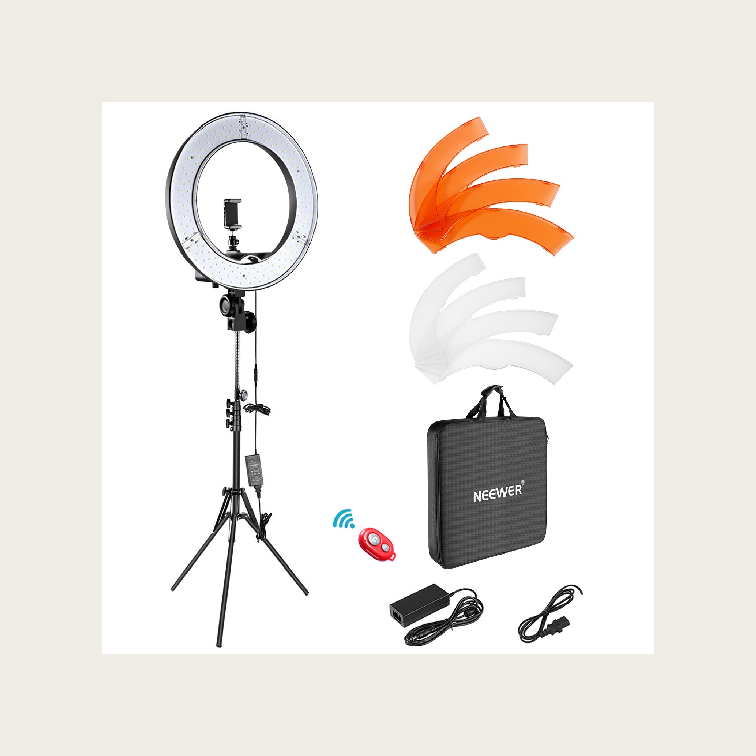 Photography Lighting Kit Neewer - NEEWER RL‑18 Kit Luce ad Anello
