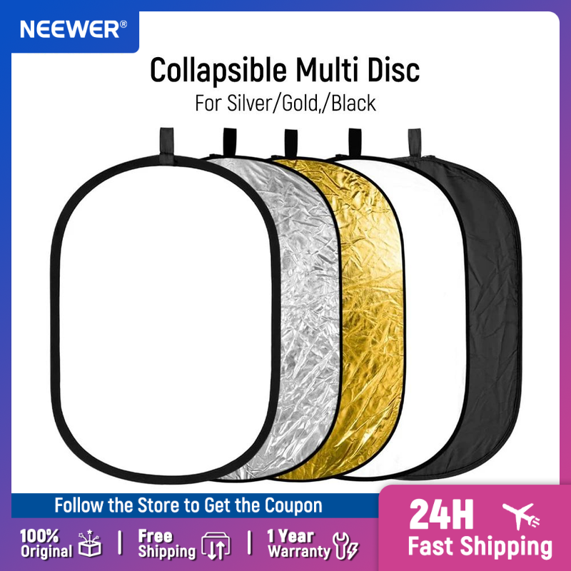 Reflector Disc Silver - NEEWER Riflettori di luce per fotografia