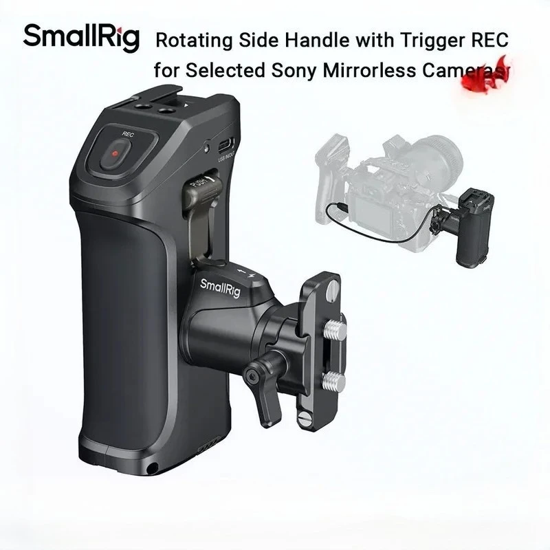 Sony Camera A7 Iv - SmallRig 3893 Maniglia laterale rotante con