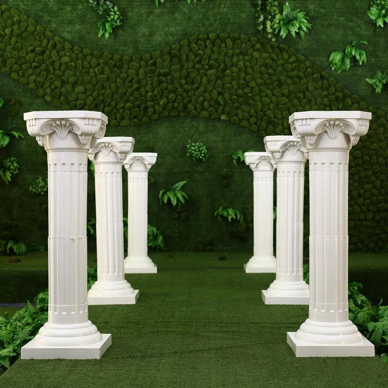Stand Lighting Photography - Colonna Romana in Plastica Bianca 65cm/113cm