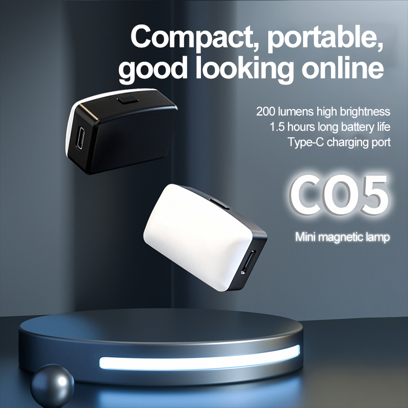 Photography Lighting Spotlight - Mini luce di riempimento magnetica per
