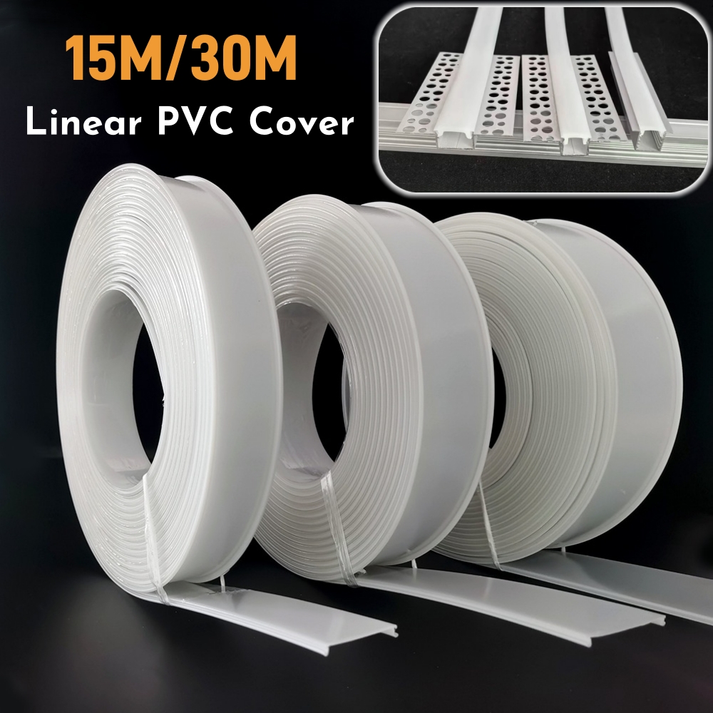 Diffusion Material Roll - 15m/30m Nero/Bianco LED Profilo In Alluminio