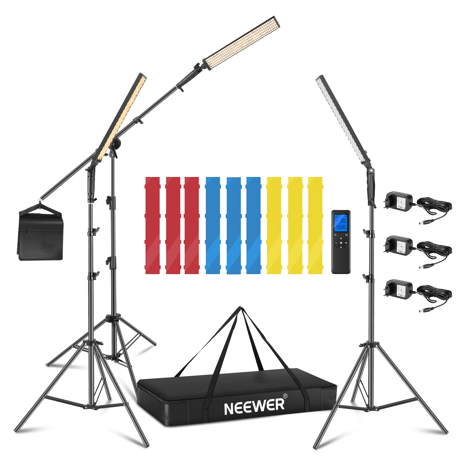 Photography Lighting Kit Neewer - Neewer Set di 3 Bastoncini Luminosi