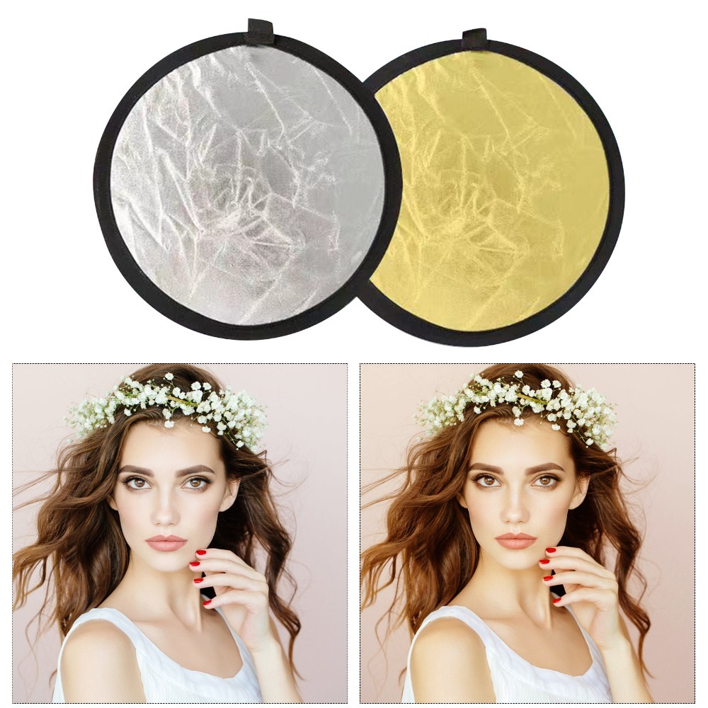 Reflector Disc Silver - Riflettore per Fotografia 30cm Argento &