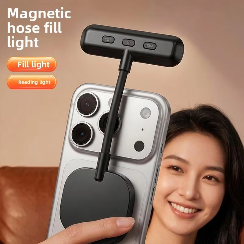 Photography Lighting Portable - Luce Magnetica per Telefono Cellulare, Mini