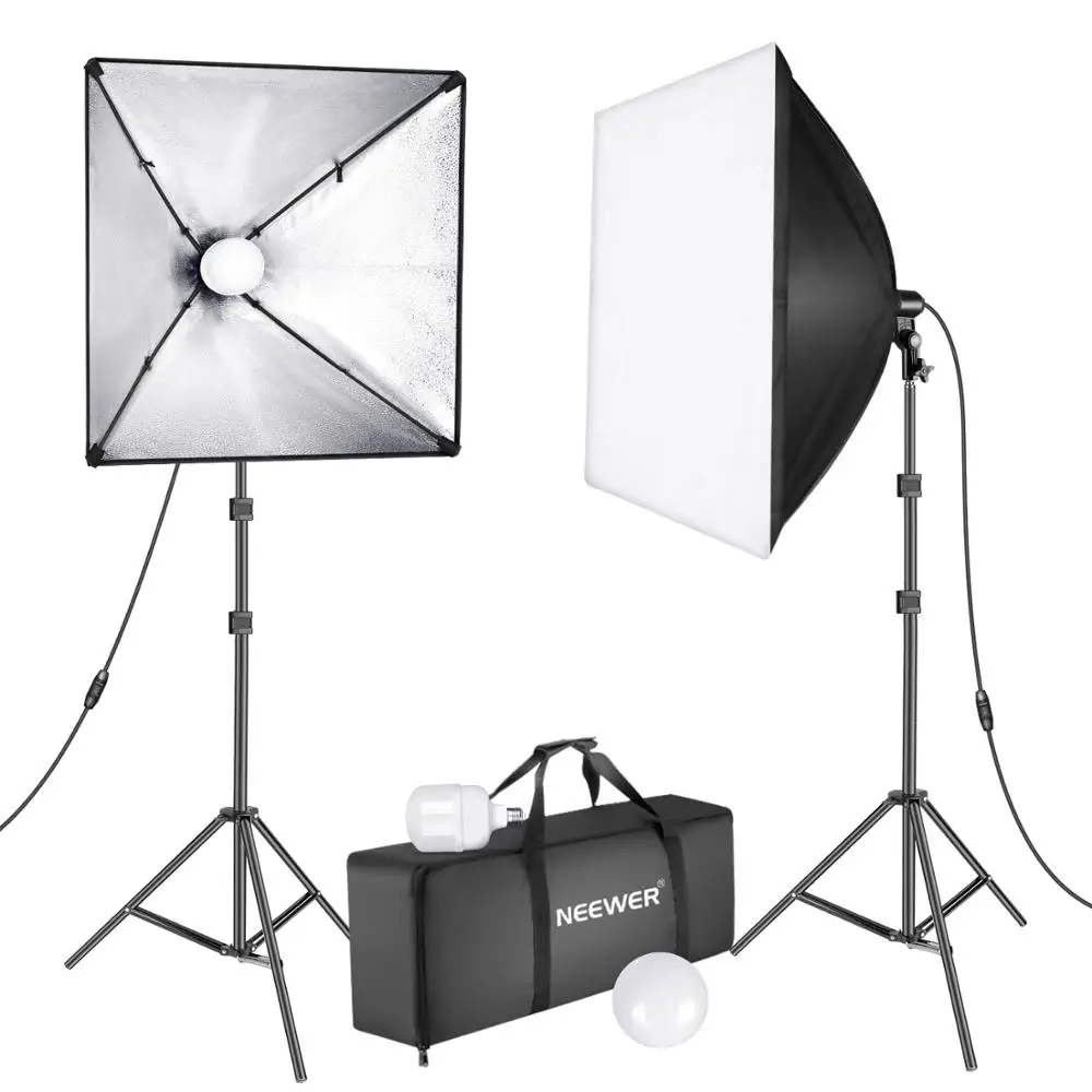 Photography Lighting Kit Neewer - Kit di illuminazione softbox per fotografia