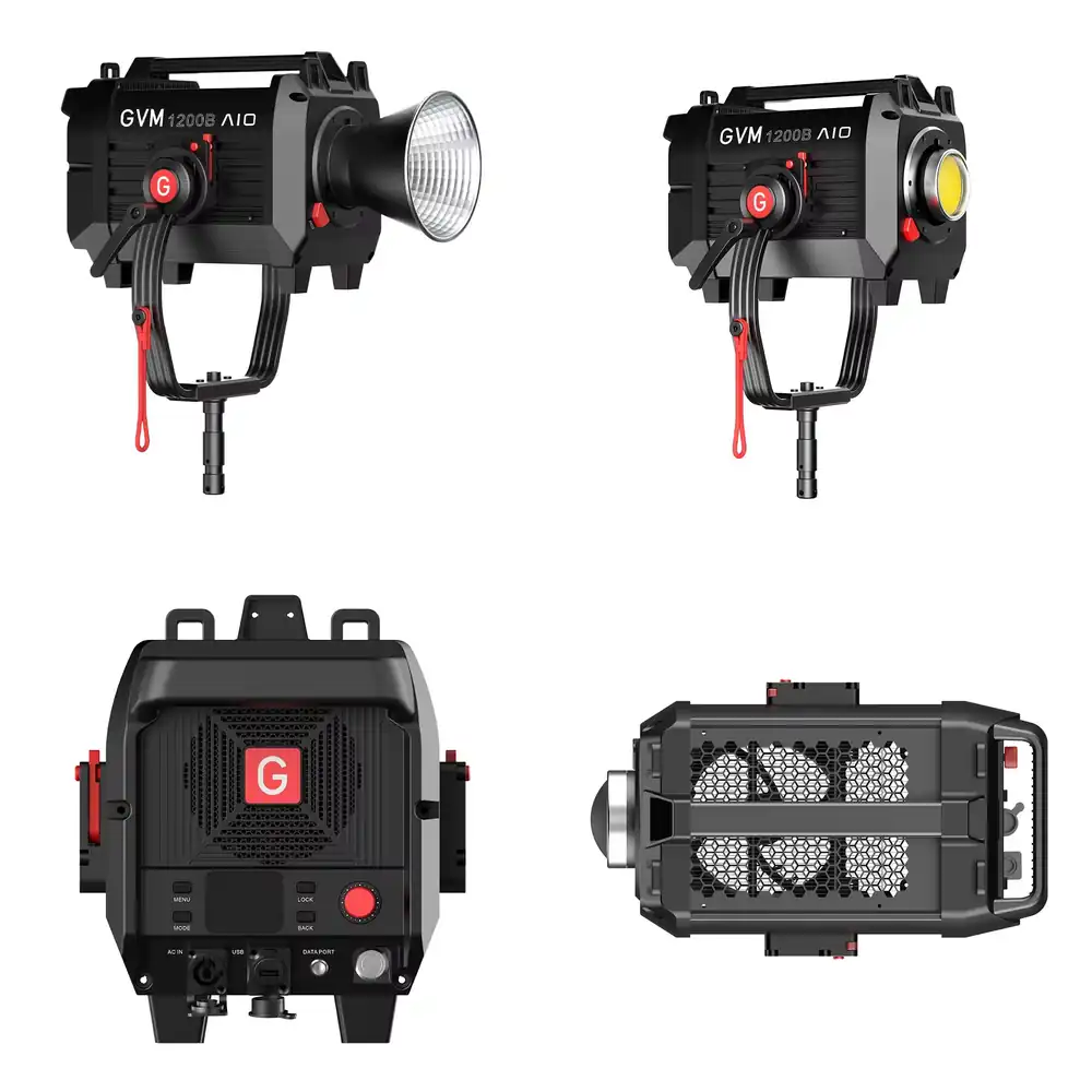 Photography Lighting Spotlight - GVM SD1200B AIO 1200W Faretto LED