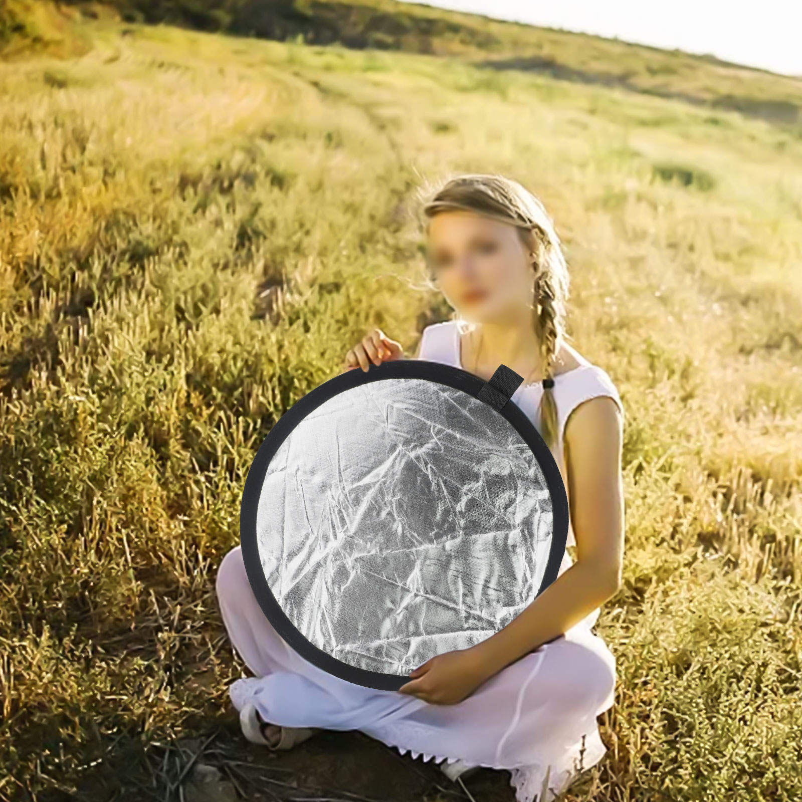 Reflector Disc Silver - Riflettore fotografico portatile 5 in 1