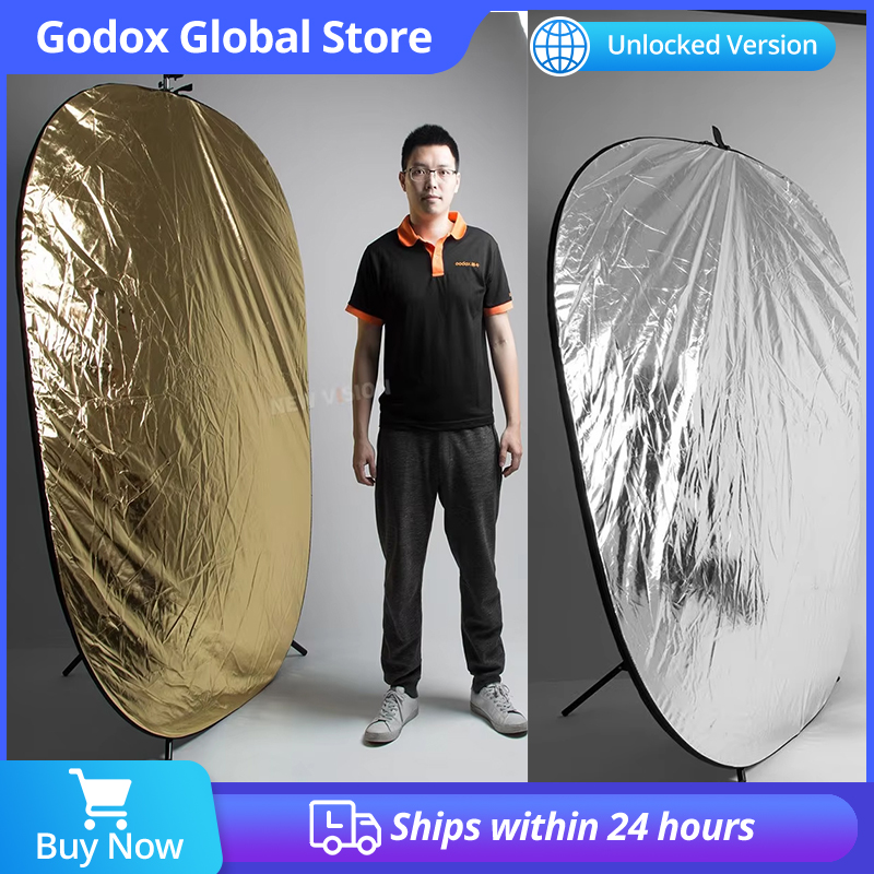 Reflector Disc Silver - Godox 2in1 Riflettore multi-disco ovale oro