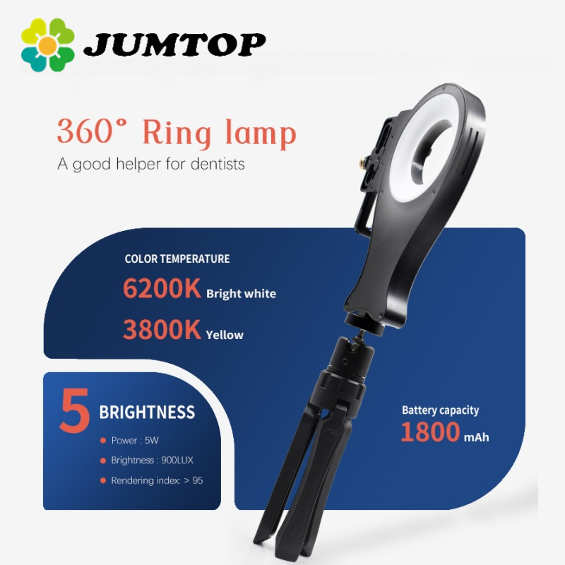 Photography Lighting Portable - JUMTOP Luce di riempimento orale portatile