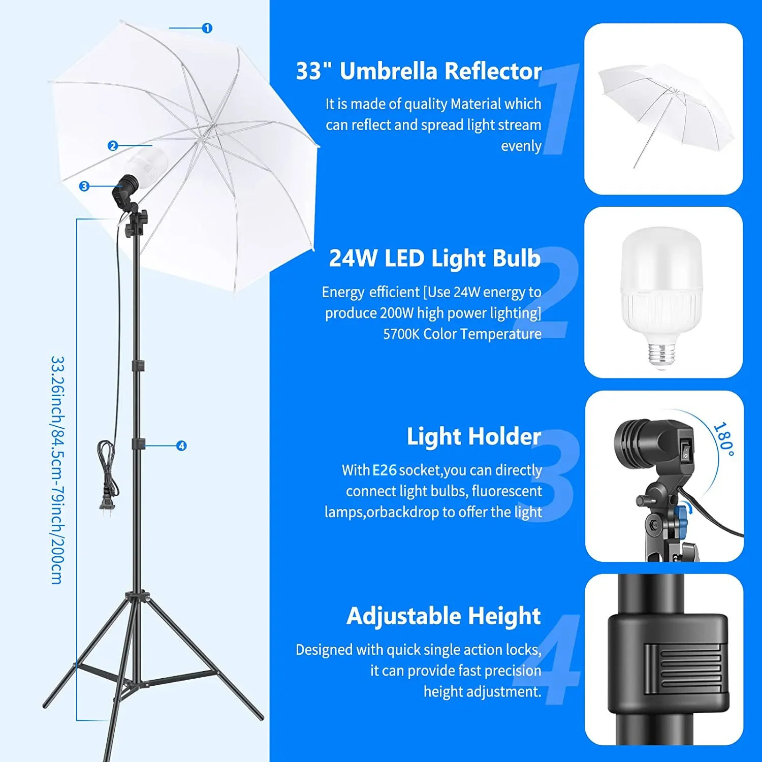 Kit di illuminazione fotografi - Photography Lighting Kit Neewer recensione e prezzo