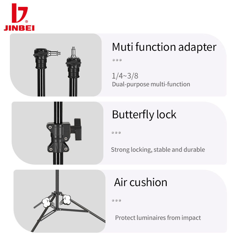 JINBEI MZ-2400FP Stativo Profe - Stand Lighting Photography recensione e prezzo