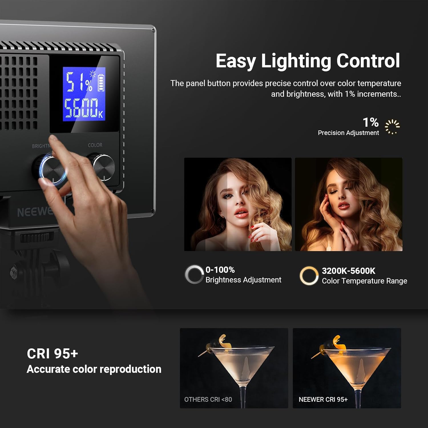 Pannello LED NEEWER Basics 9 p - Photography Lighting Kit Neewer recensione e prezzo
