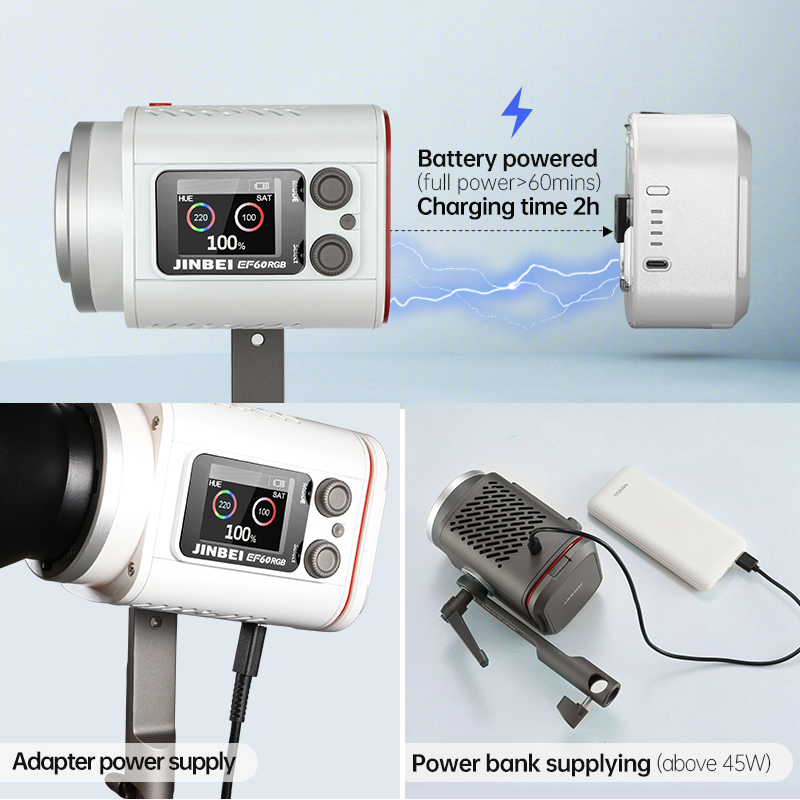 JINBEI EF-60RGB Luce LED Porta - Good Lighting In Photography recensione e prezzo