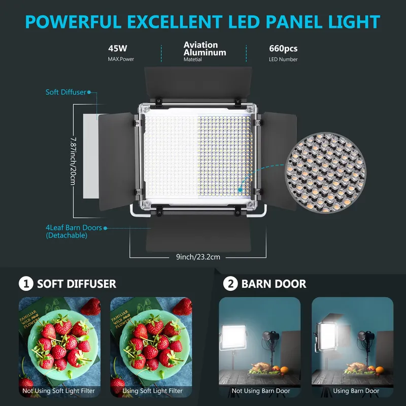 Kit di Illuminazione per Fotog - Photography Lighting Kit Neewer recensione e prezzo