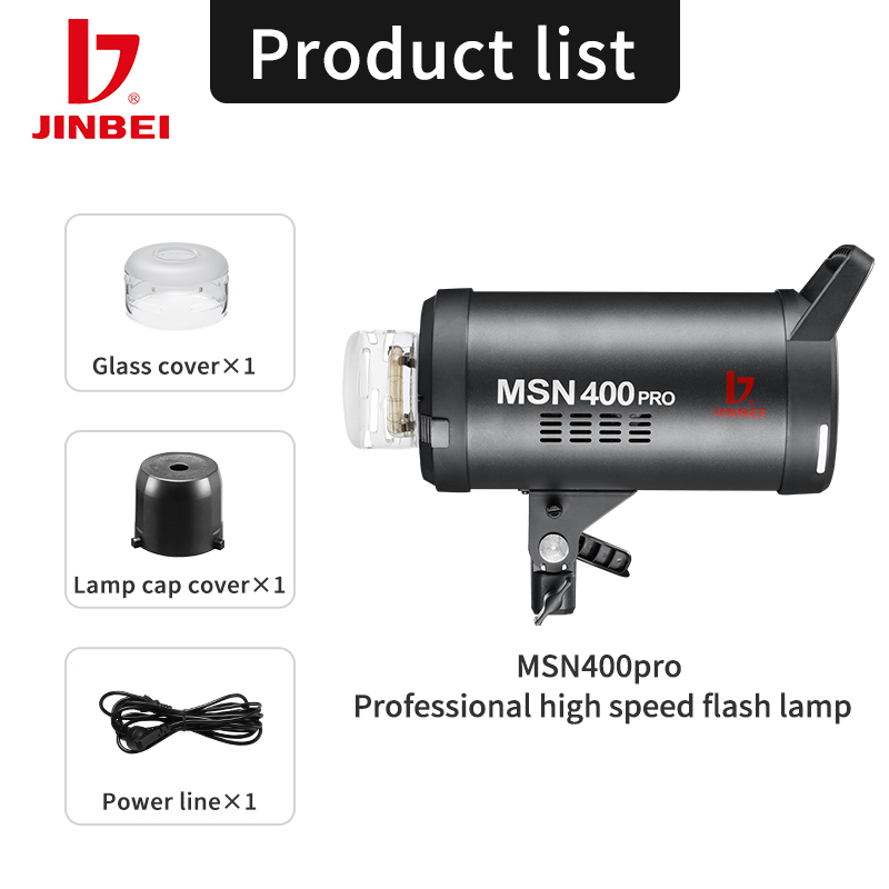 JINBEI MSN 400PRO 400WS GN66 1 - Good Lighting In Photography recensione e prezzo