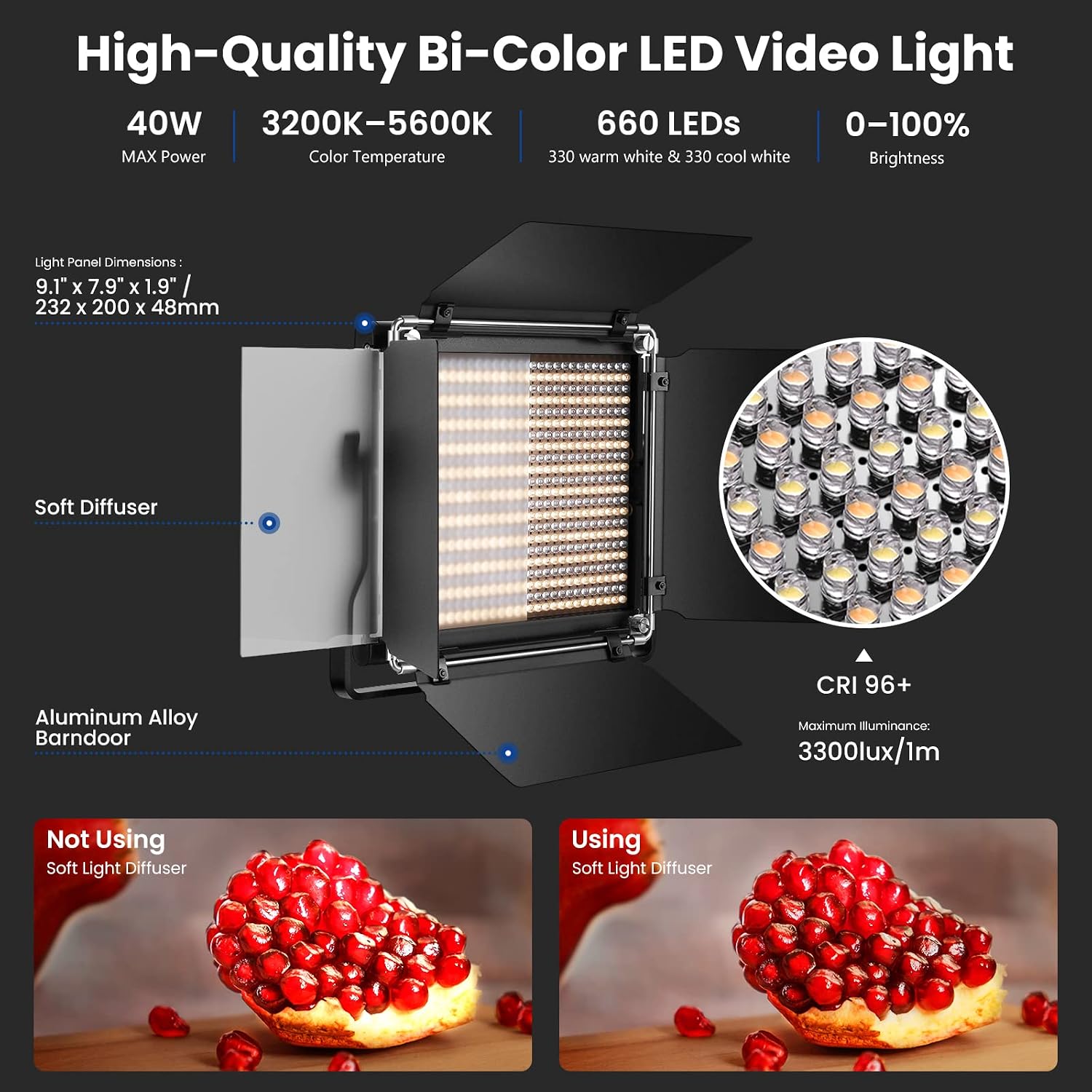 NEEWER Kit di 2 Luci Video LED - Photography Lighting Kit Neewer recensione e prezzo