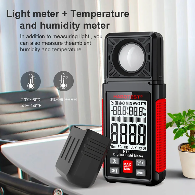 Luxmetro Digitale HT603 0~200. - Photography Lighting Portable recensione e prezzo