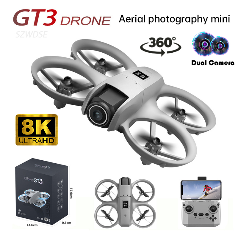 NUOVO GT3 Mini Drone pieghevol - Photography Lighting Position recensione e prezzo