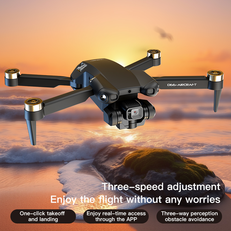 Mini Drone D66 Pieghevole per  - Photography Lighting Position recensione e prezzo