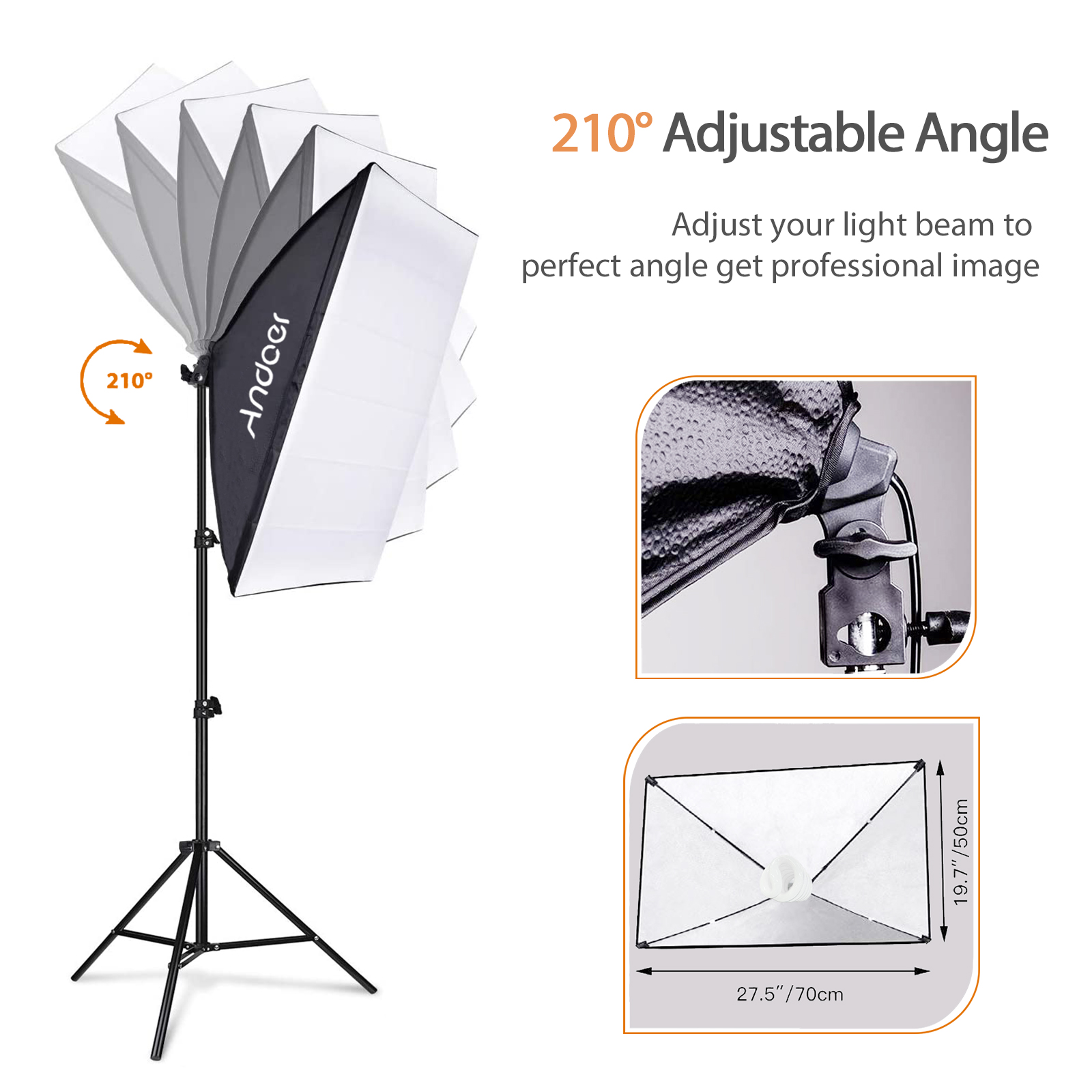 Andoer Studio Fotografia Kit l - Photography Lighting For Portraits recensione e prezzo