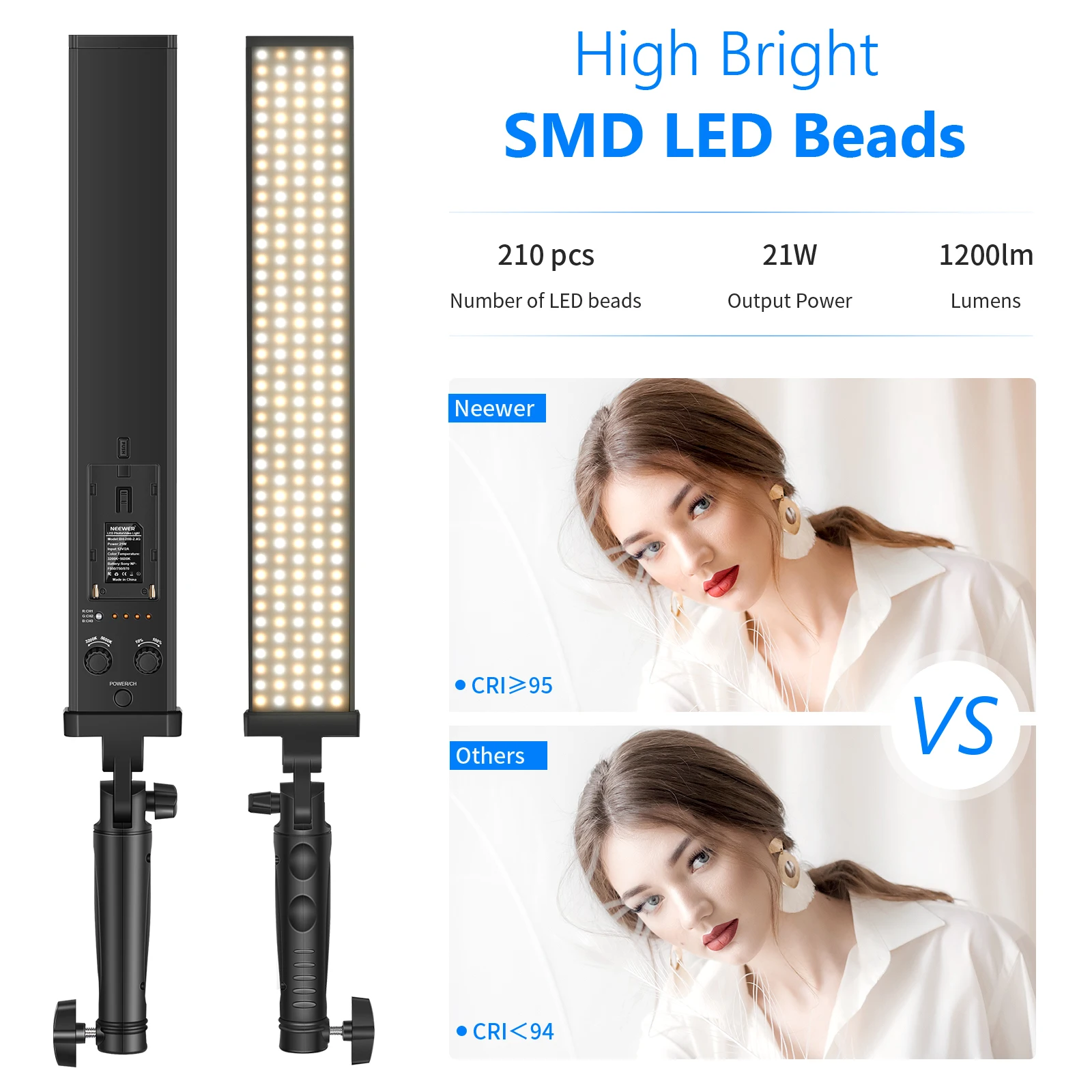 Neewer Set di 3 Bastoncini Lum - Photography Lighting Kit Neewer recensione e prezzo