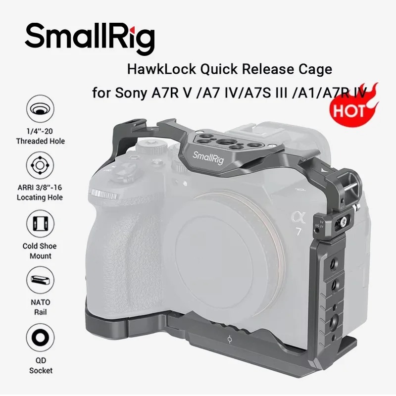 SmallRig 4481 HawkLock Gabbia  - Sony Camera A7 Iv recensione e prezzo