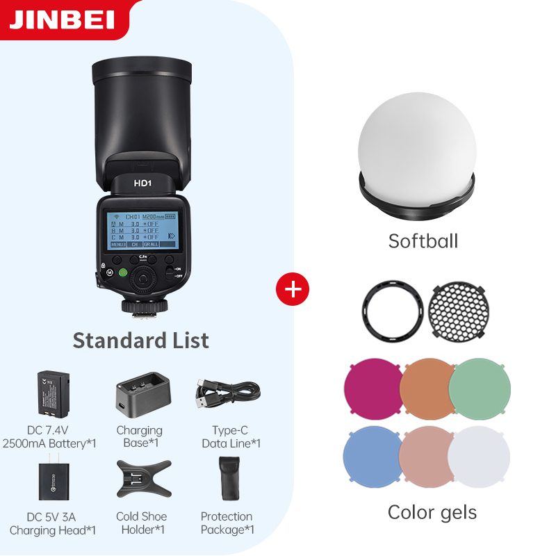 Flash per fotocamera JINBEI HD - Good Lighting In Photography recensione e prezzo
