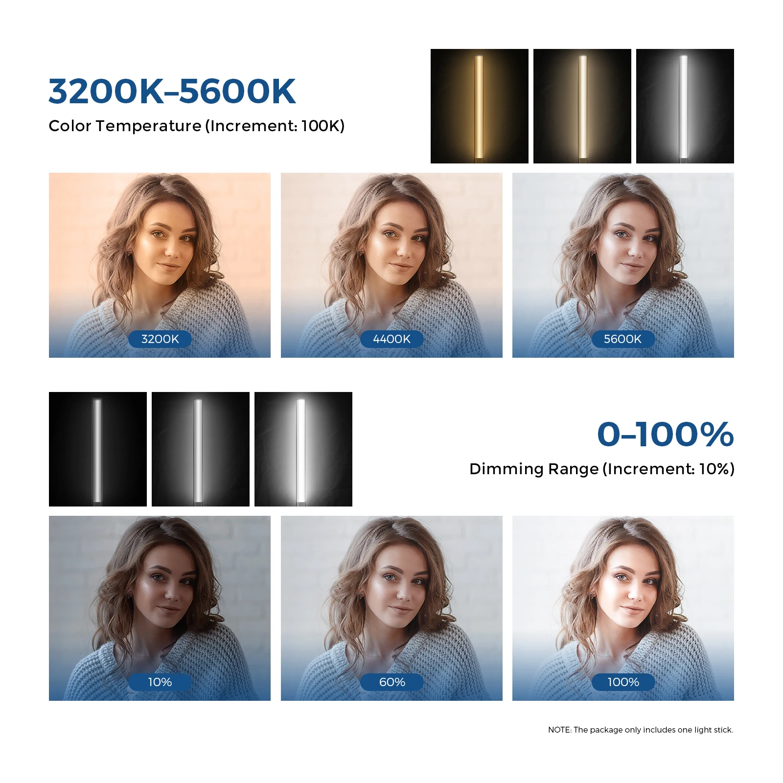 Neewer Light Stick LED Portati - Photography Lighting Kit Neewer recensione e prezzo