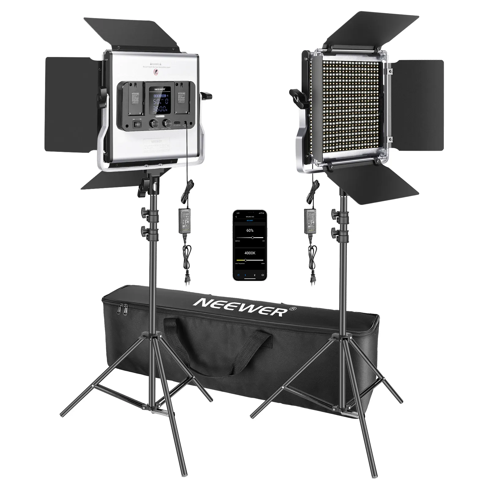 Neewer 660 LED Video Light 40W - Photography Lighting Kit Neewer recensione e prezzo